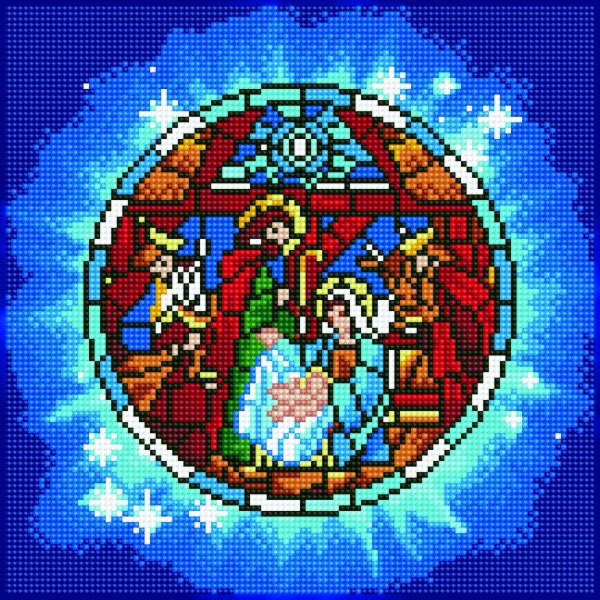 51146 DIAMOND ART(Powered by Diamond Dotz) - 30.5 x 30.5cm Kits Nativity