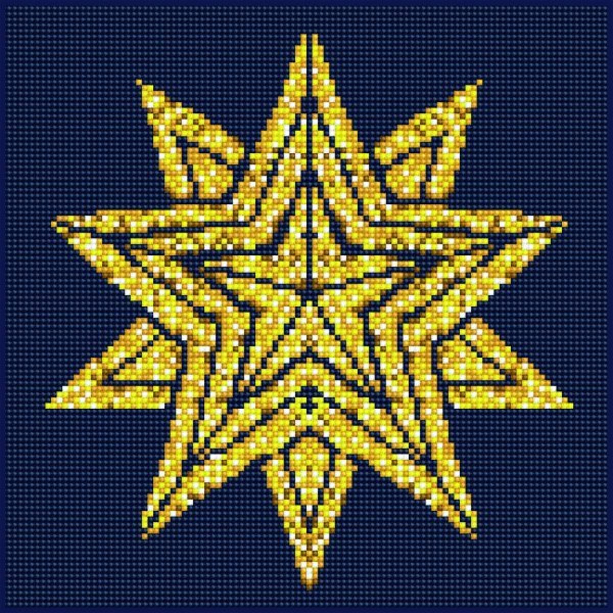 51147 DIAMOND ART(Powered by Diamond Dotz) - 30.5 x 30.5cm Kits Star