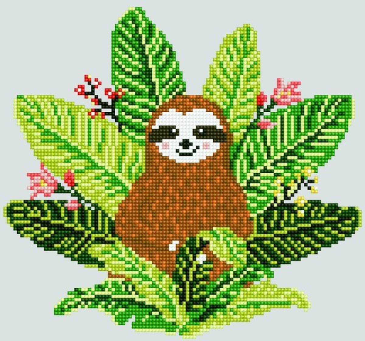 51151 DIAMOND ART(Powered by Diamond Dotz) - 30.48x30.48cm Kits Sloth