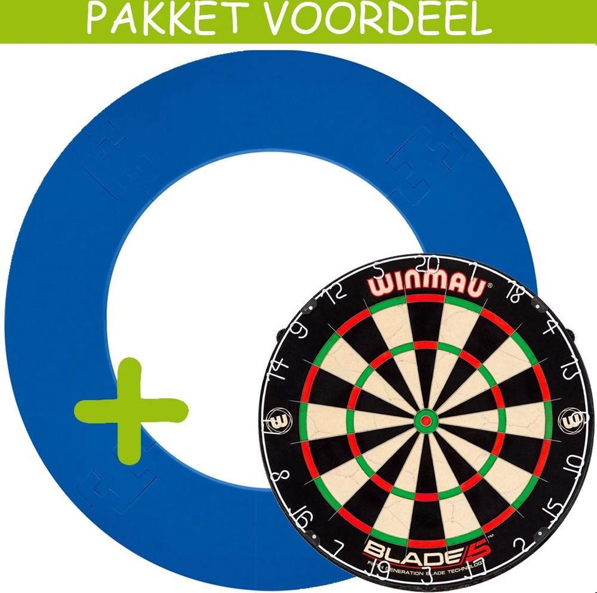 Dartbord Surround VoordeelPakket - Blade 5 -  EVA Surround-- (Aqua)