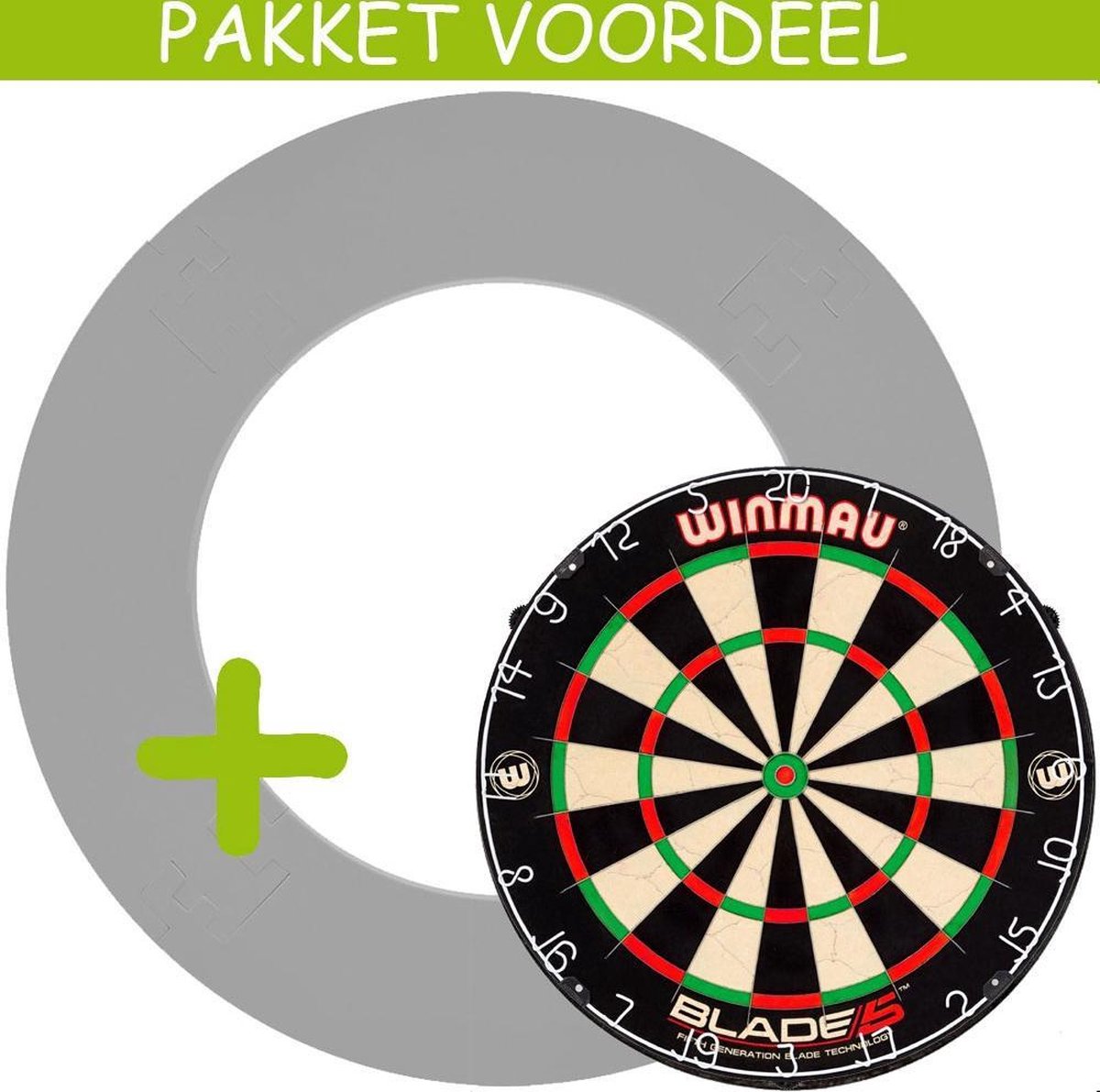 Dartbord Surround VoordeelPakket - Blade 5 -  EVA Surround-- (Grijs)