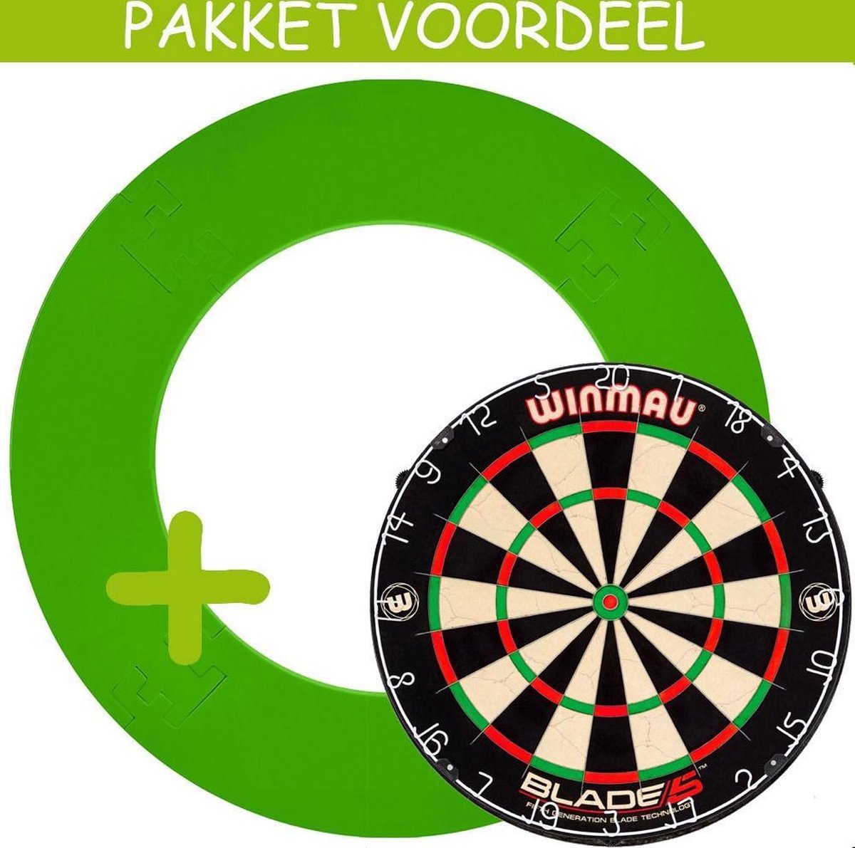 Dartbord Surround VoordeelPakket - Blade 5 -  EVA Surround-- (Groen)