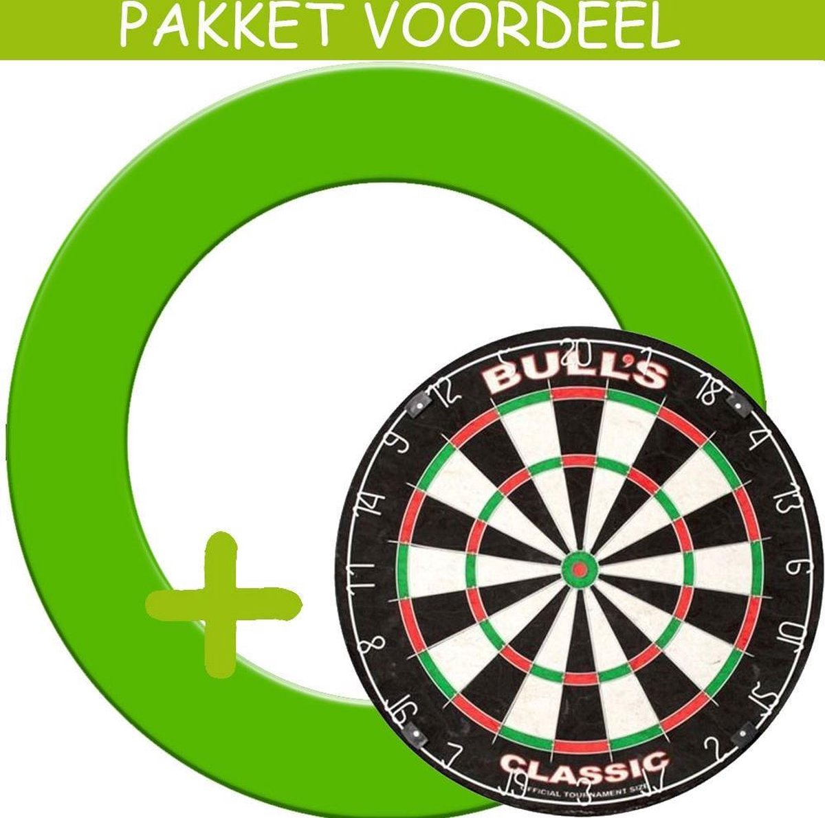 Dartbord Surround VoordeelPakket - Blade 5 -  Rubberen Surround-- (Groen)