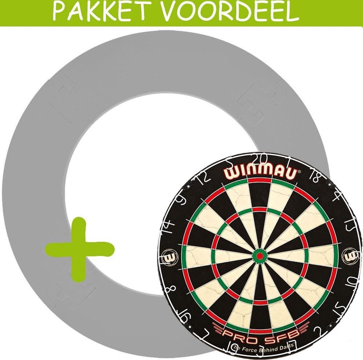 Dartbord Surround VoordeelPakket - Pro SFB -  EVA Surround-- (Grijs)