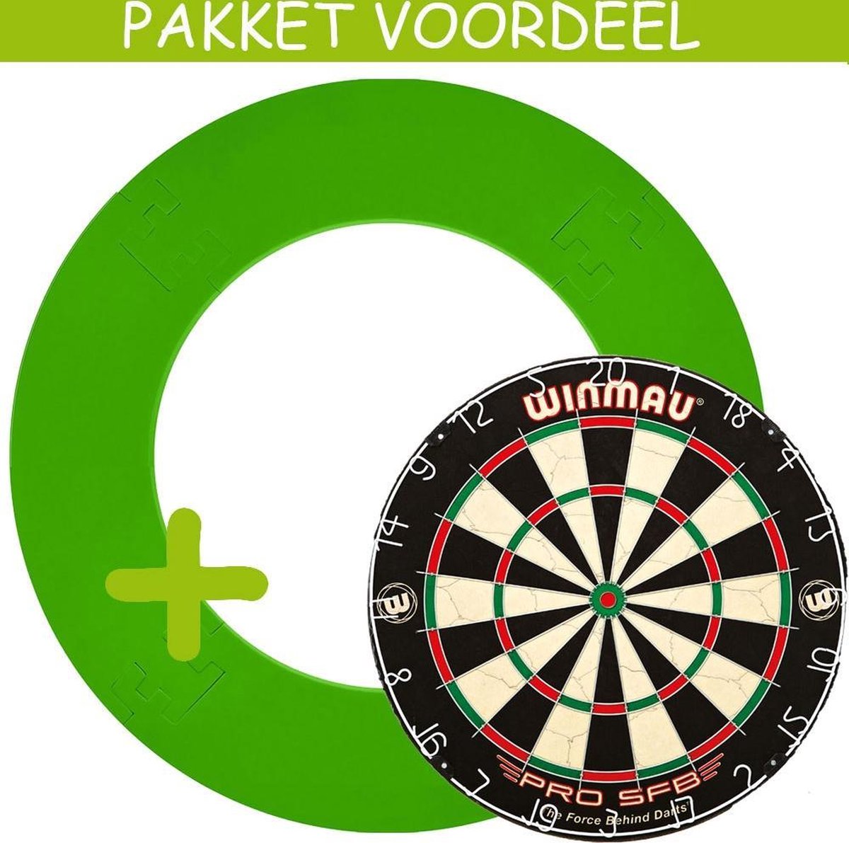 Dartbord Surround VoordeelPakket - Pro SFB -  EVA Surround-- (Groen)