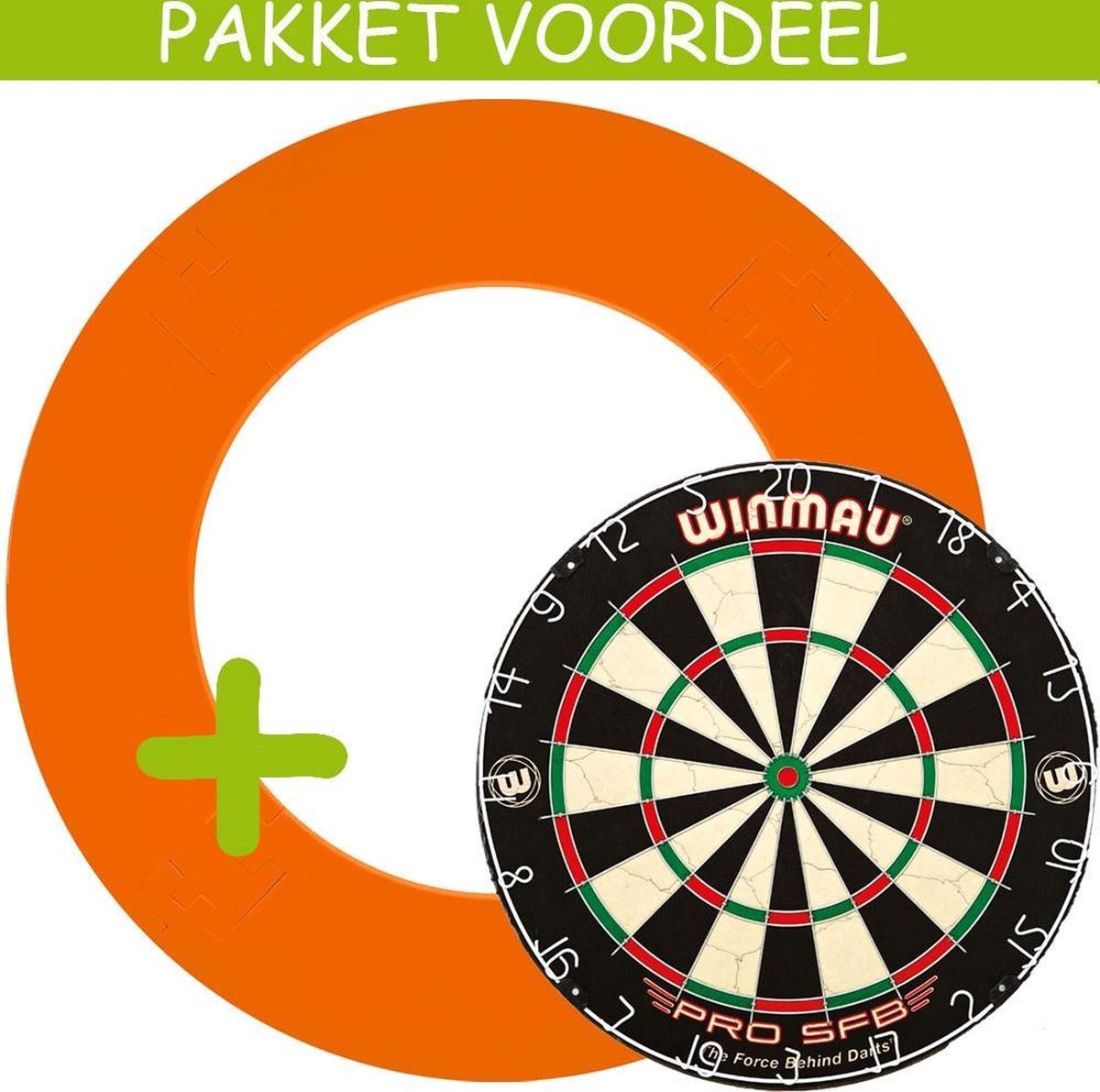 Dartbord Surround VoordeelPakket - Pro SFB -  EVA Surround-- (Oranje)