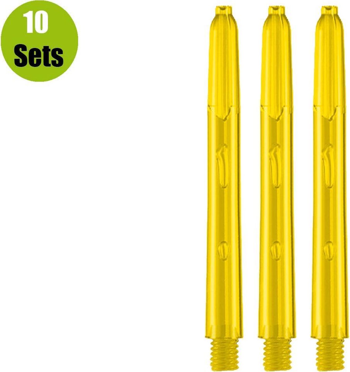 Glow Shafts Geel (10 Sets) - Medium