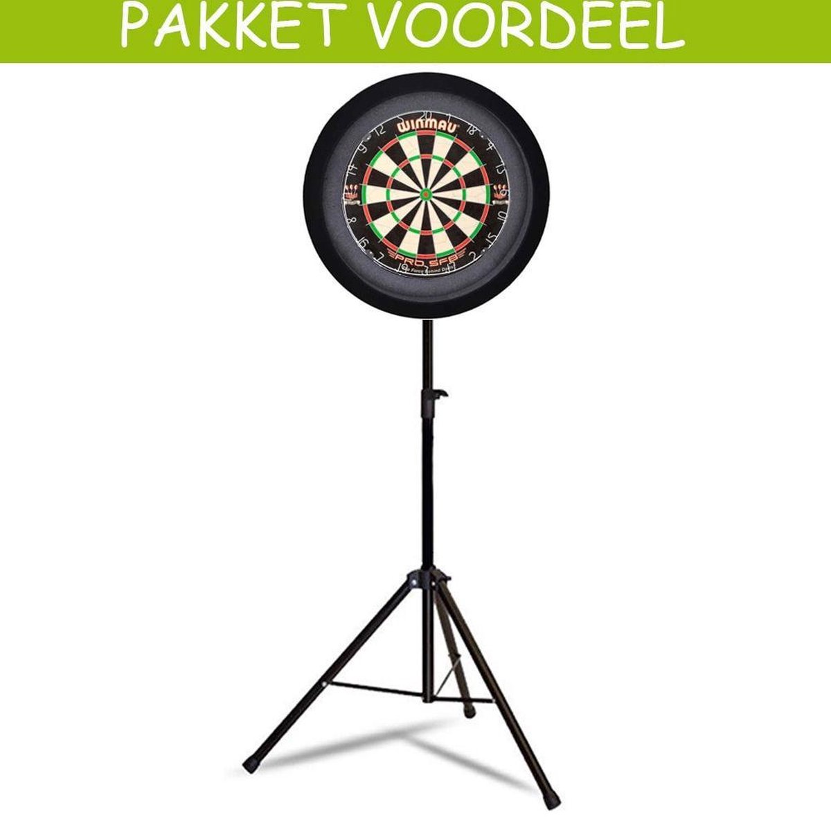 Lena Heavy Duty Dartstandaard - Blade 5 -   - Dartbordverlichting Basic (Blauw)