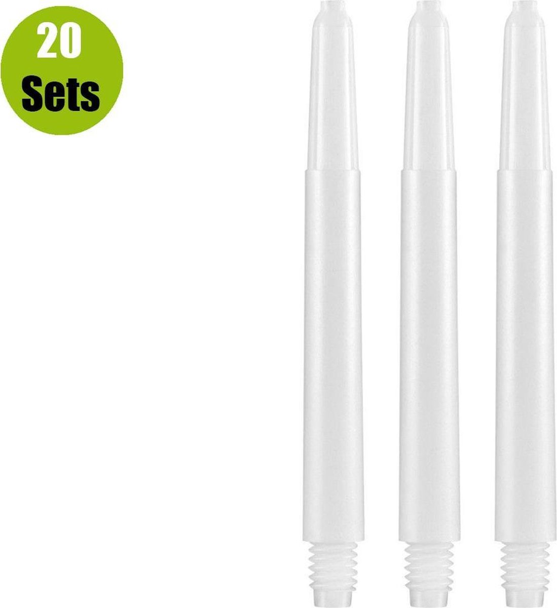 Nylon Shafts White (20 Sets) - In Between