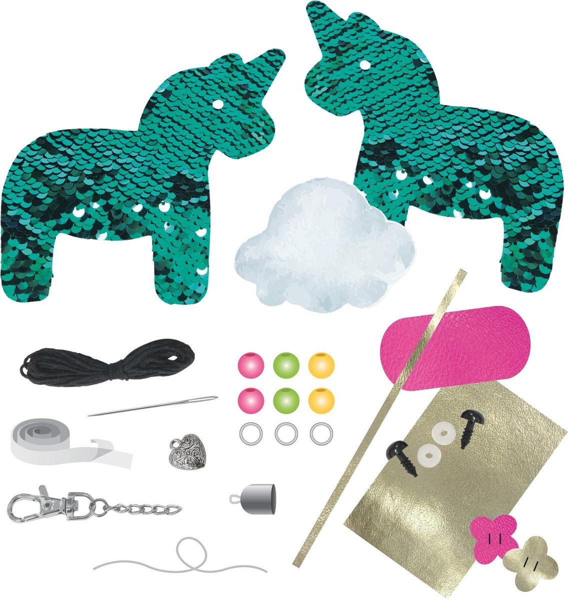 Sequin Charm Unicorn