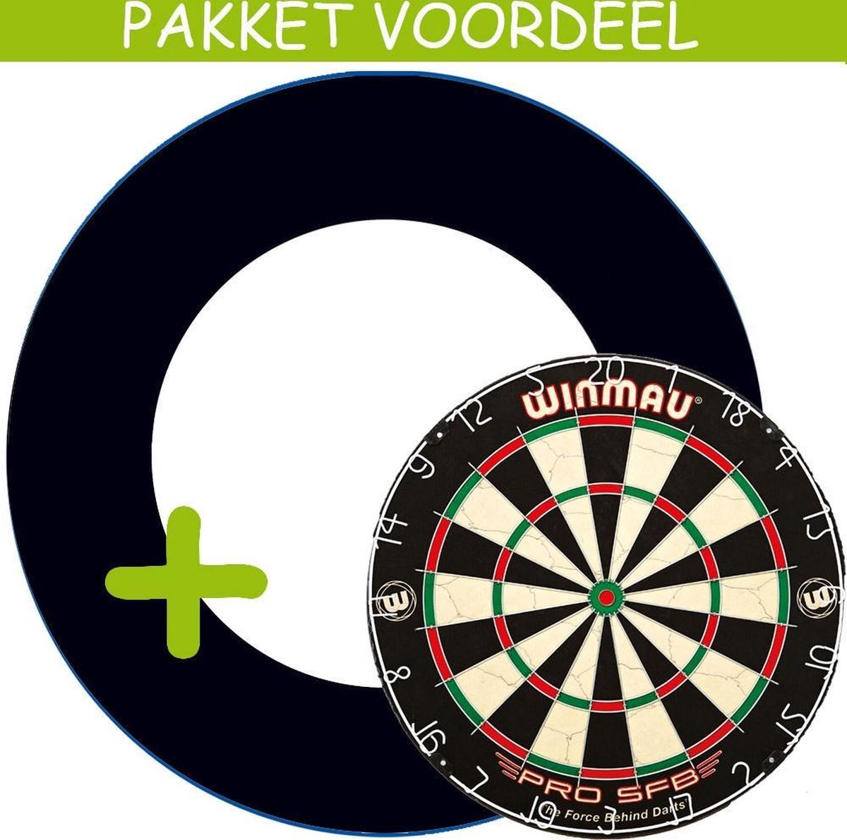 Winmau Pro SFB + EVA Surround (Zwart)