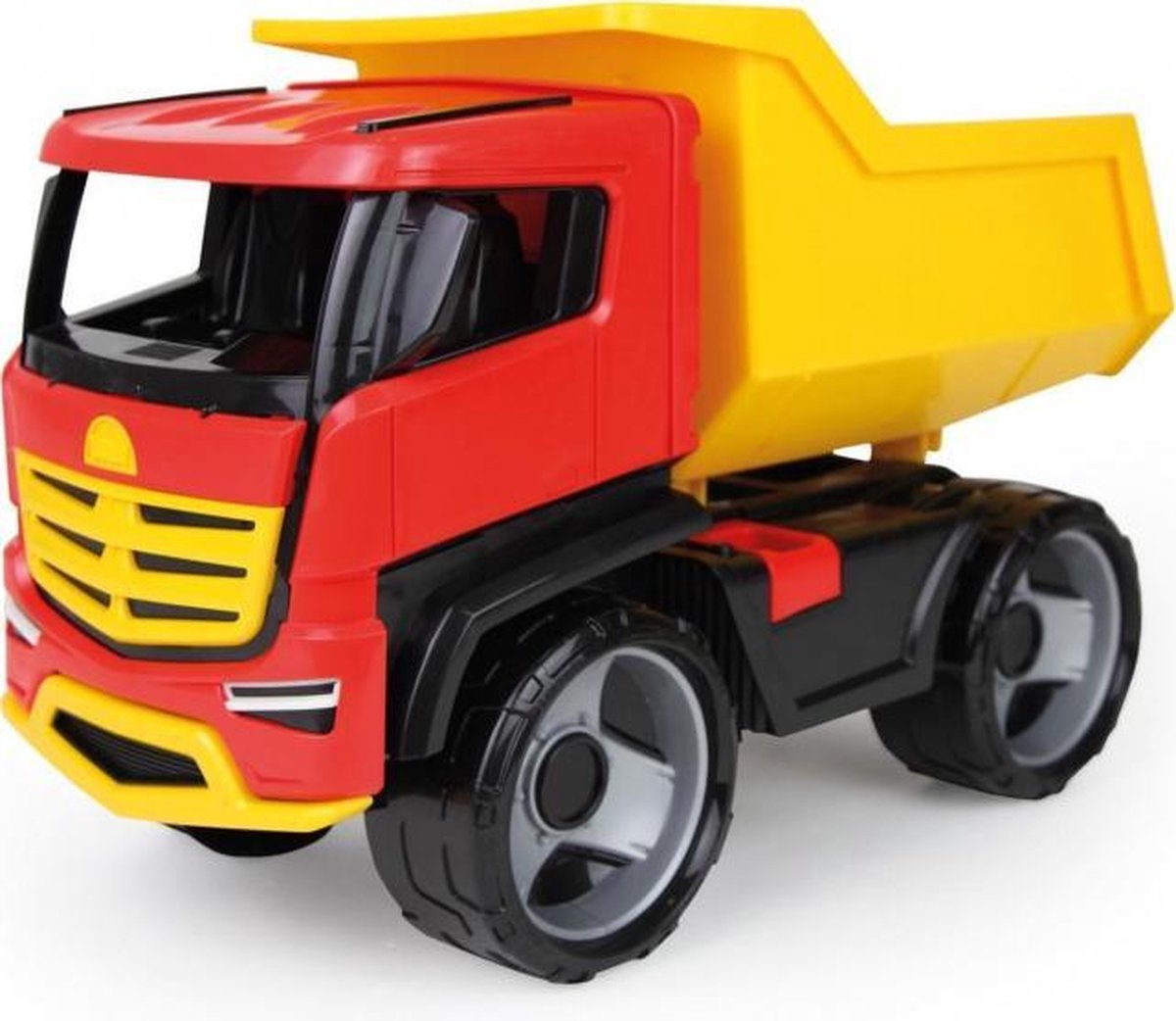 kiepwagen Titan jongens 51 x 26,5 cm rood/geel