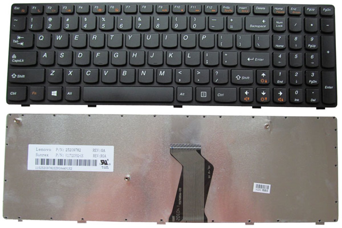 Lenovo G570, G770, G780, B590, B580, V580 US keyboard