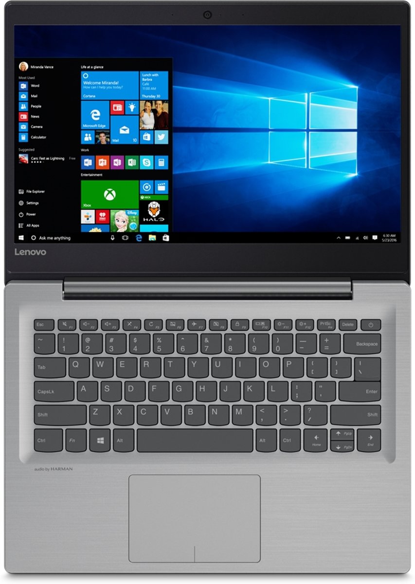 Lenovo IdeaPad 320S 2.7GHz i3-7130U 14 1920 x 1080Pixels Grijs Notebook