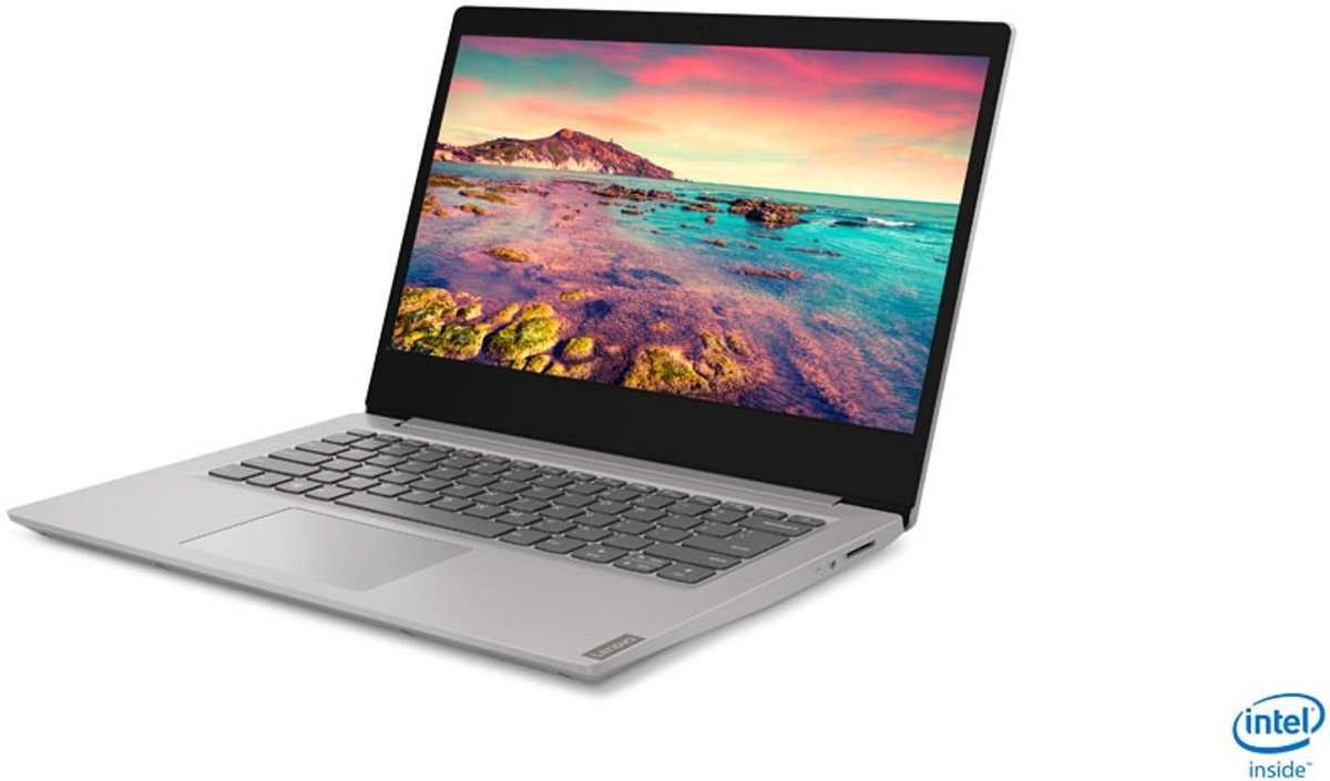 Lenovo IdeaPad S145 Grijs Notebook 35,6 cm (14) 1920 x 1080 Pixels Intel® Pentium® Silver 8 GB DDR4-SDRAM 128 GB SSD Windows 10 Home S