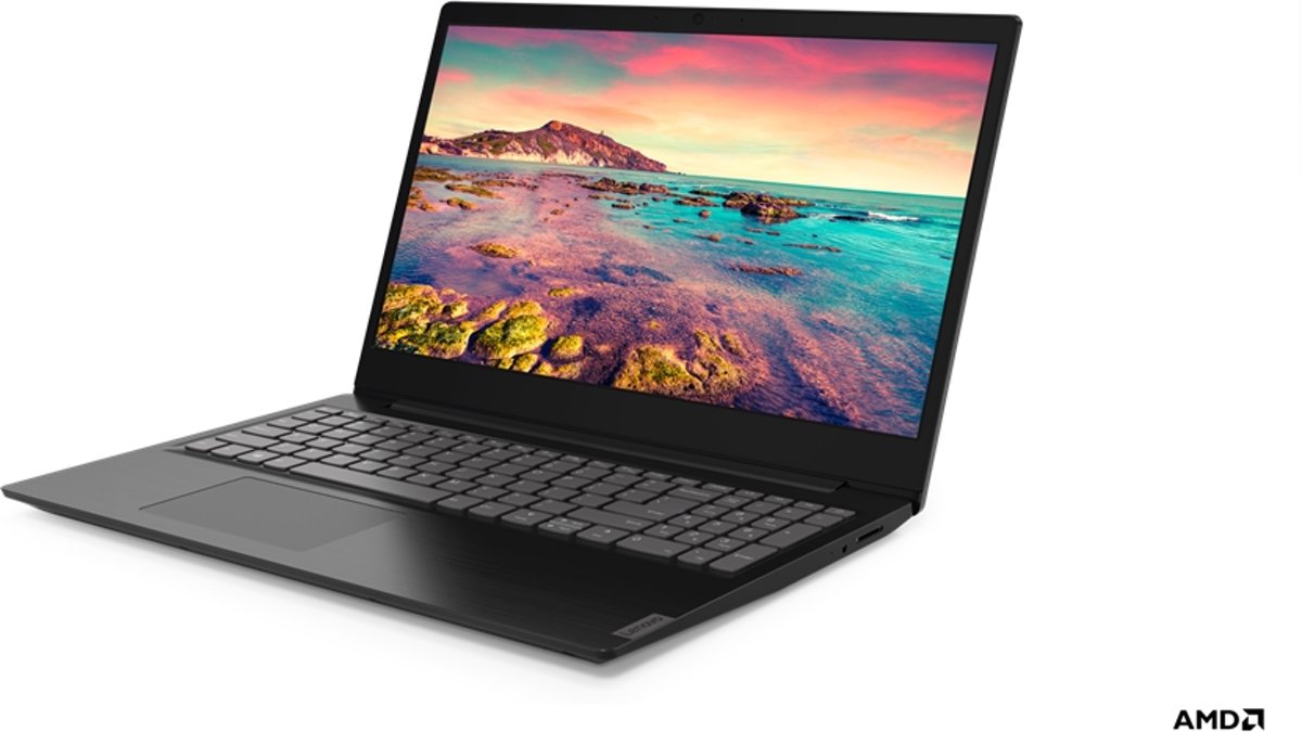 Lenovo IdeaPad S145 Zwart Notebook 39,6 cm (15.6) 1920 x 1080 Pixels AMD A6 8 GB DDR4-SDRAM 512 GB SSD Windows 10 Home