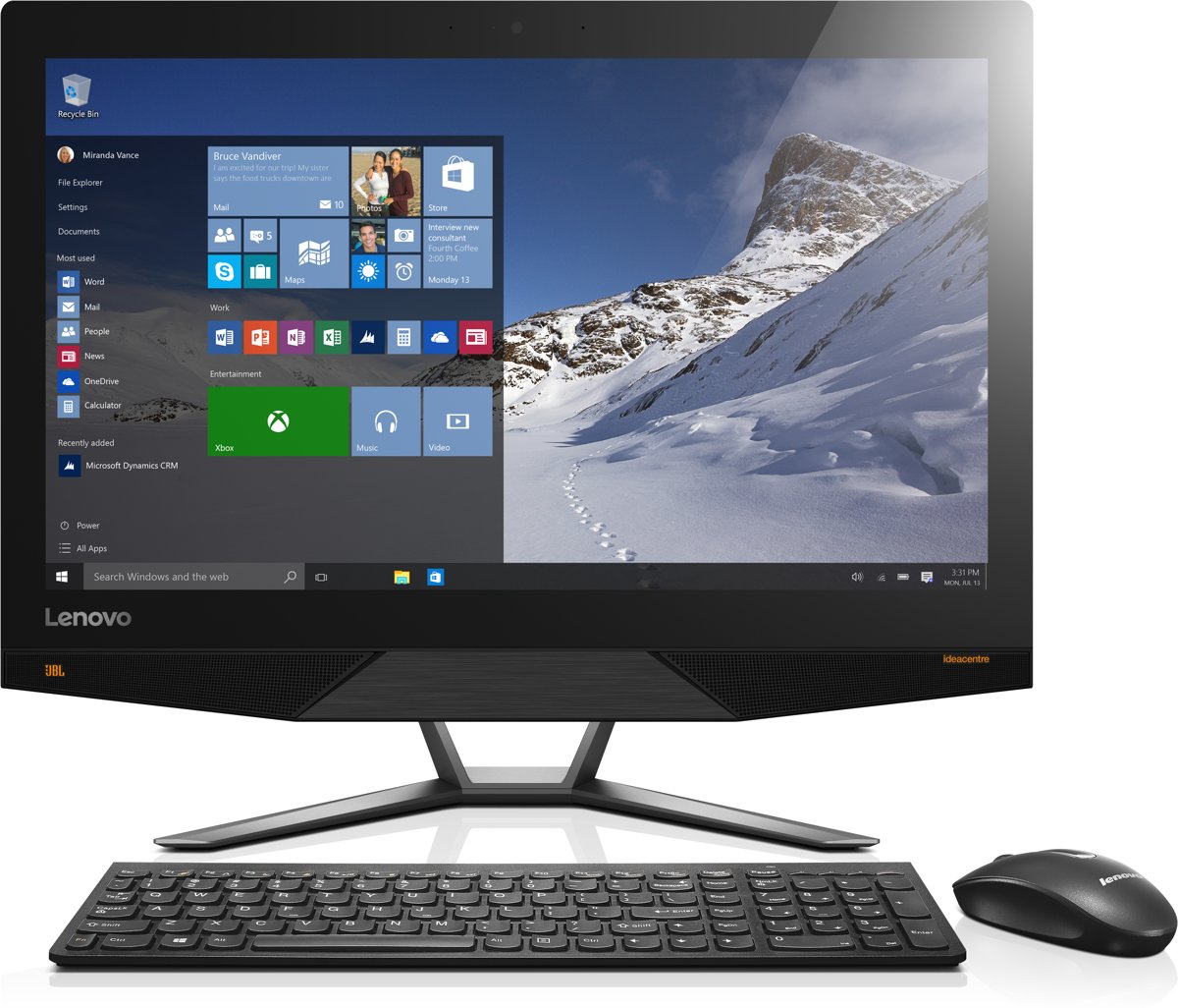 Lenovo Ideacentre 700-24ISH 3D Camera 3840 x 2160 4K Ultra HD - All-in-One PC CERTIFIED/MANUFACTURE REFURBISHED