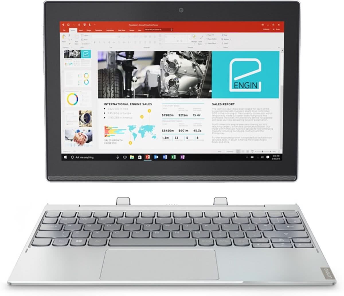 Lenovo Miix 320 - 64 GB - 10 inch - Zwart