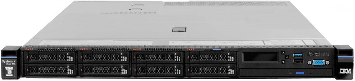 Lenovo System x3550 M5 2.1GHz E5-2620V4 550W Rack (1U) server