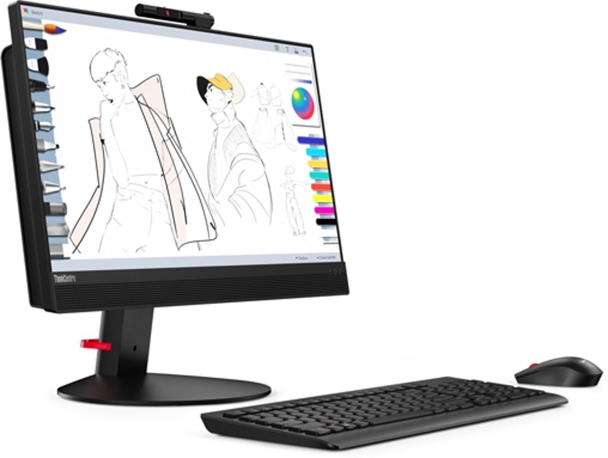 Lenovo ThinkCentre M820z 54,6 cm (21.5) 1920 x 1080 Pixels 2,8 GHz Intel® 8ste generatie Core™ i5 i5-8400 Zwart Alles-in-één-pc