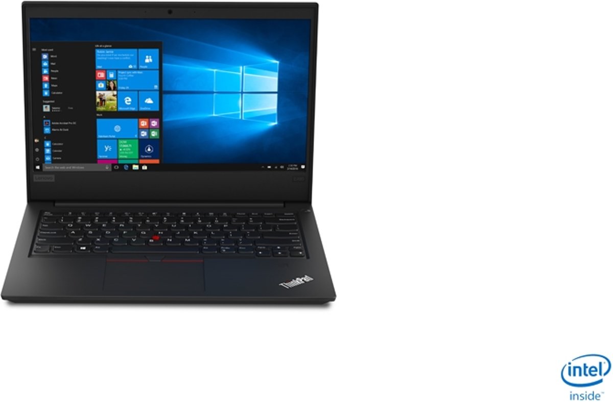 Lenovo ThinkPad E490 Zwart Notebook 35,6 cm (14) 1920 x 1080 Pixels 1,6 GHz Intel® 8ste generatie Core™ i5 i5-8265U