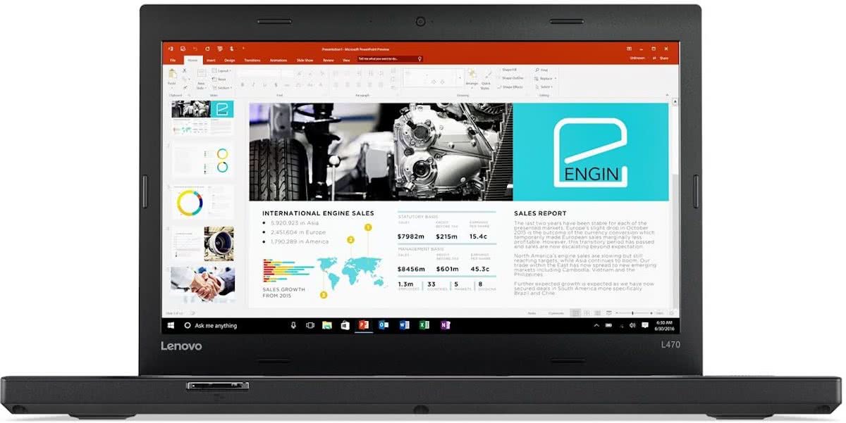 Lenovo ThinkPad L470 2.50GHz i5-7200U 14 1920 x 1080Pixels Zwart Notebook