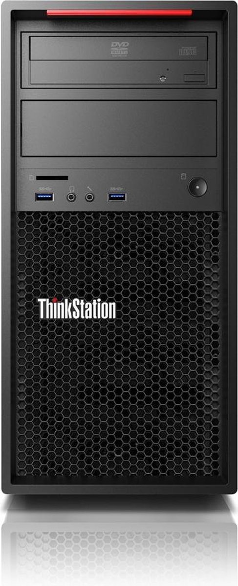 Lenovo ThinkStation P320 Zevende generatie Intel® Core™ i7 i7-7700 8 GB DDR4-SDRAM 256 GB SSD Tower Zwart Workstation Windows 10 Pro