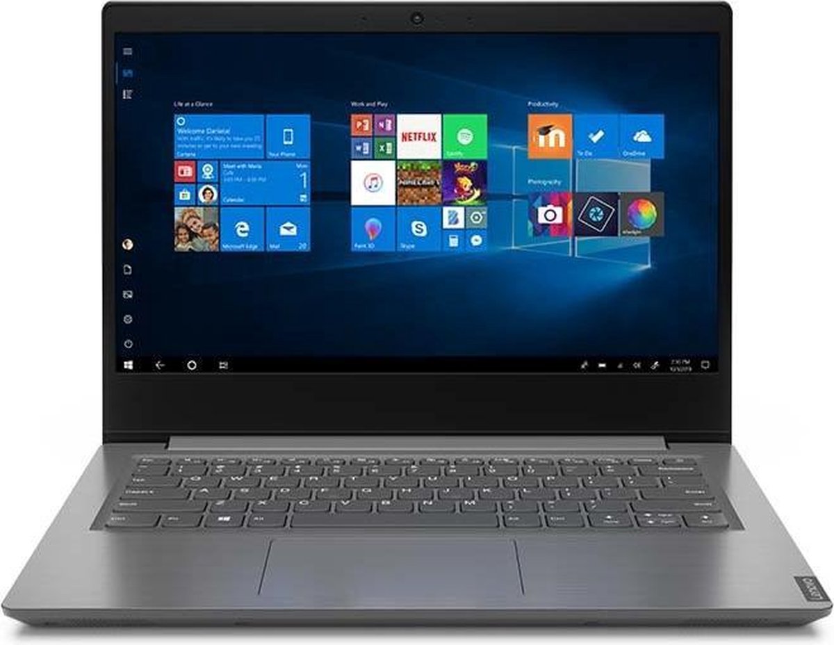 Lenovo V V14 Notebook Grijs 35,6 cm (14) 1920 x 1080 Pixels Intel® 10de generatie Core™ i5 8 GB DDR4-SDRAM 512 GB SSD Wi-Fi 5 (802.11ac) Windows 10 Home