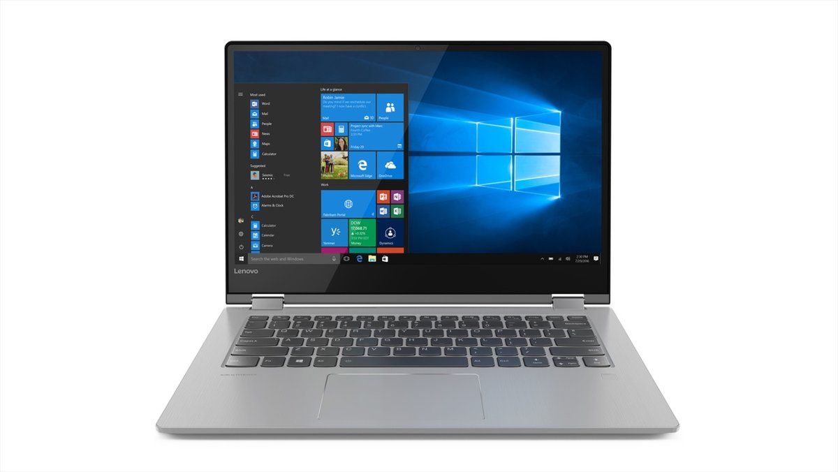 Lenovo Yoga 530-14IKB 81EK017ULT 14 inch Full HD 1920x1080 i3-7020U 128GB SSD 4GB DDR4 Windows 10 Home met touchscreen