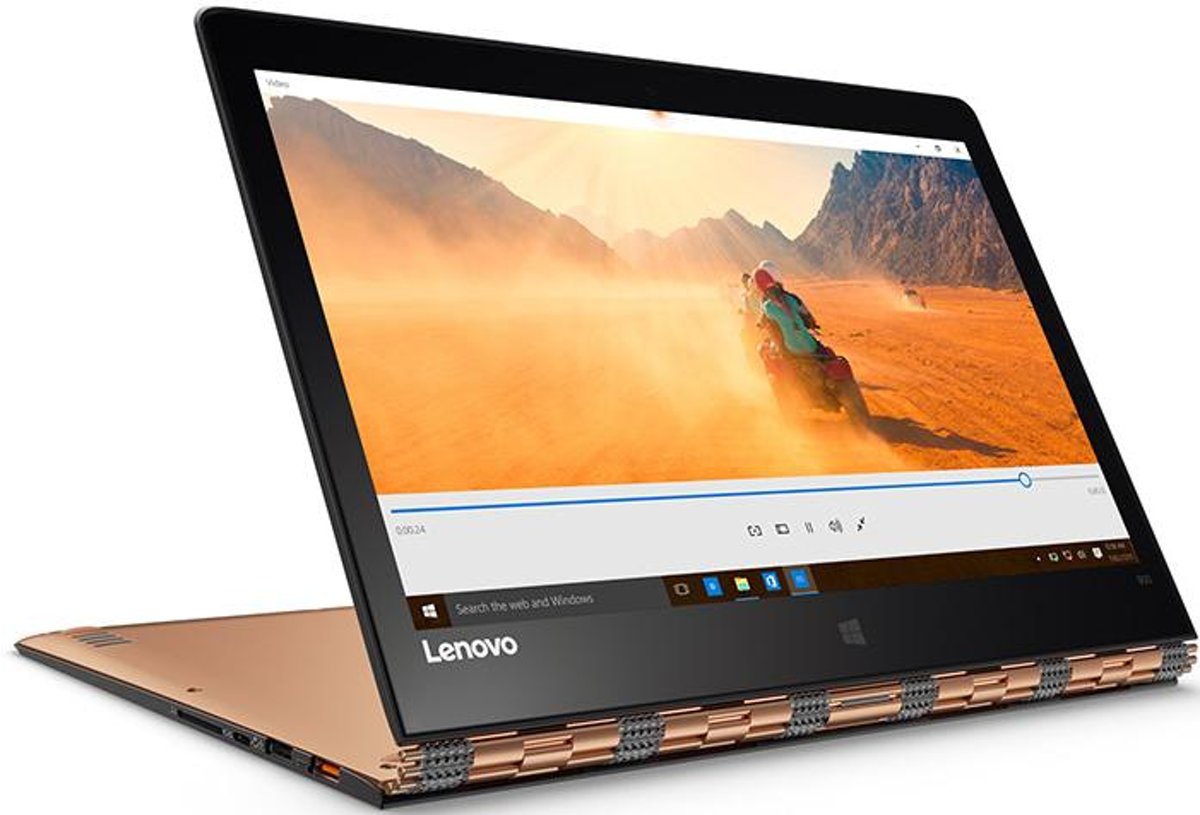 Lenovo Yoga 900-13ISK 2-IN-1 13.3 inch Quad HD+ 3200x1800 pixels Touchscreen Core i7-6500U 2.5GHz 512GB SSD 16GB BT Windows 10 Goud - Certified/Manufacture Refurbished