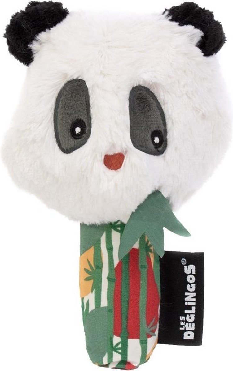 Les Deglingos Spiegel Panda Zwart/wit 18,5 Cm