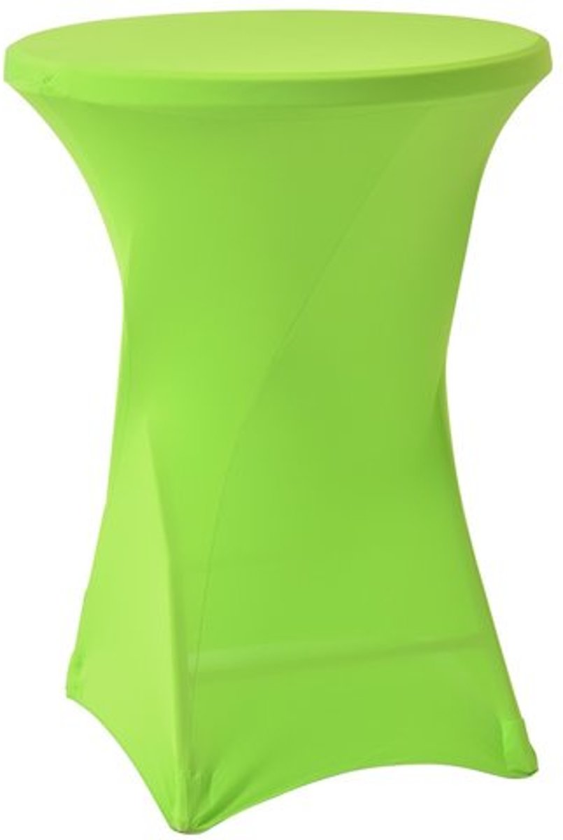 Easyfit statafelrok, stretch, lime Ø80cm