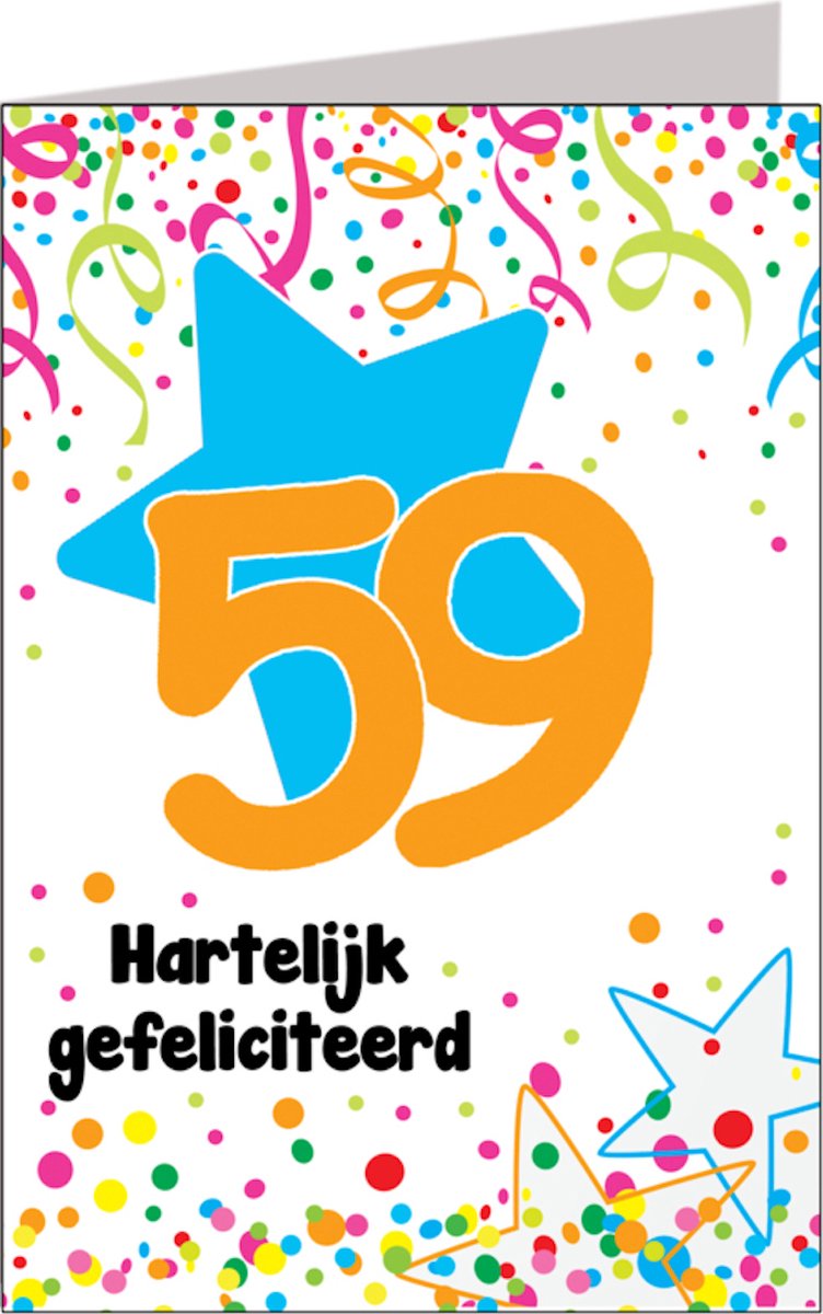 Verjaardagskaart 59 jaar