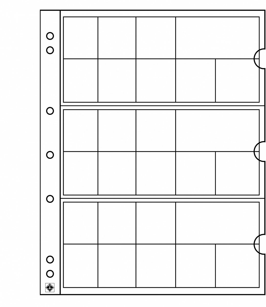 Numis muntbladen Eurosets - 5 stuks