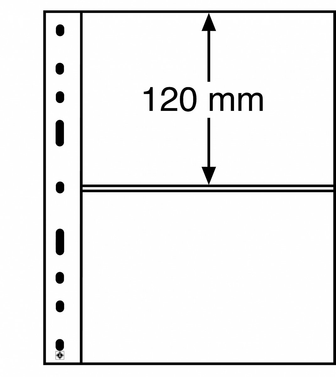 Opbergbladen Optima 2 C - 10 stuks