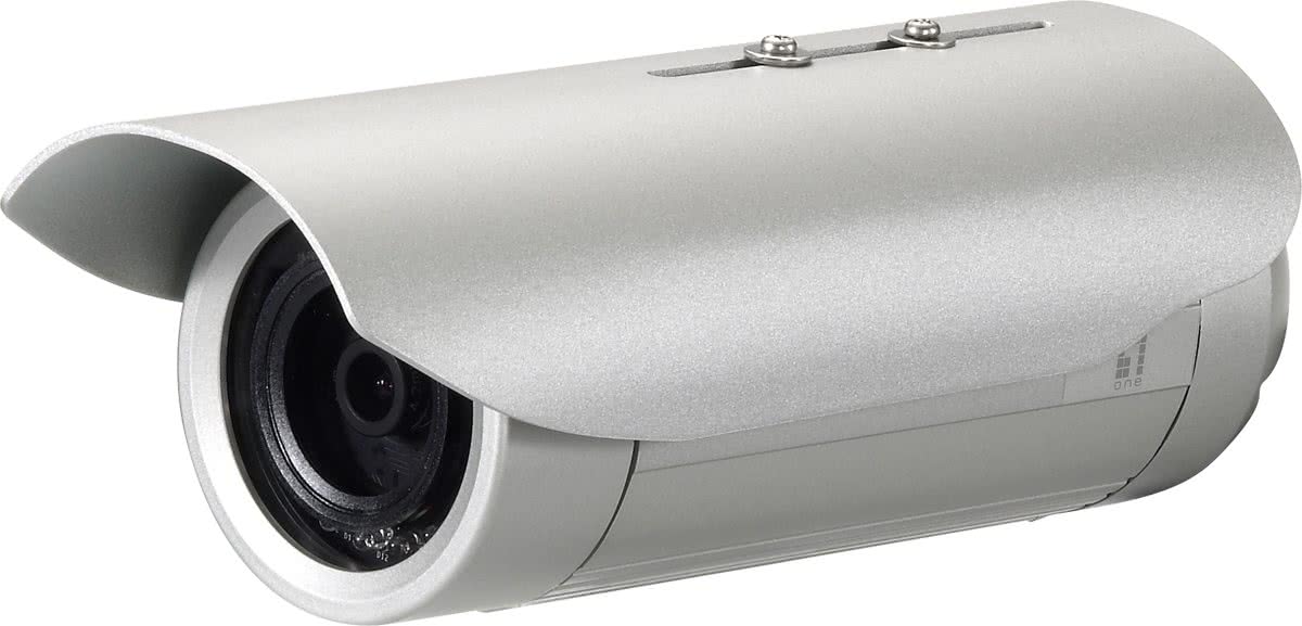 LevelOne FCS-5063 IP security camera Buiten Rond Zilver