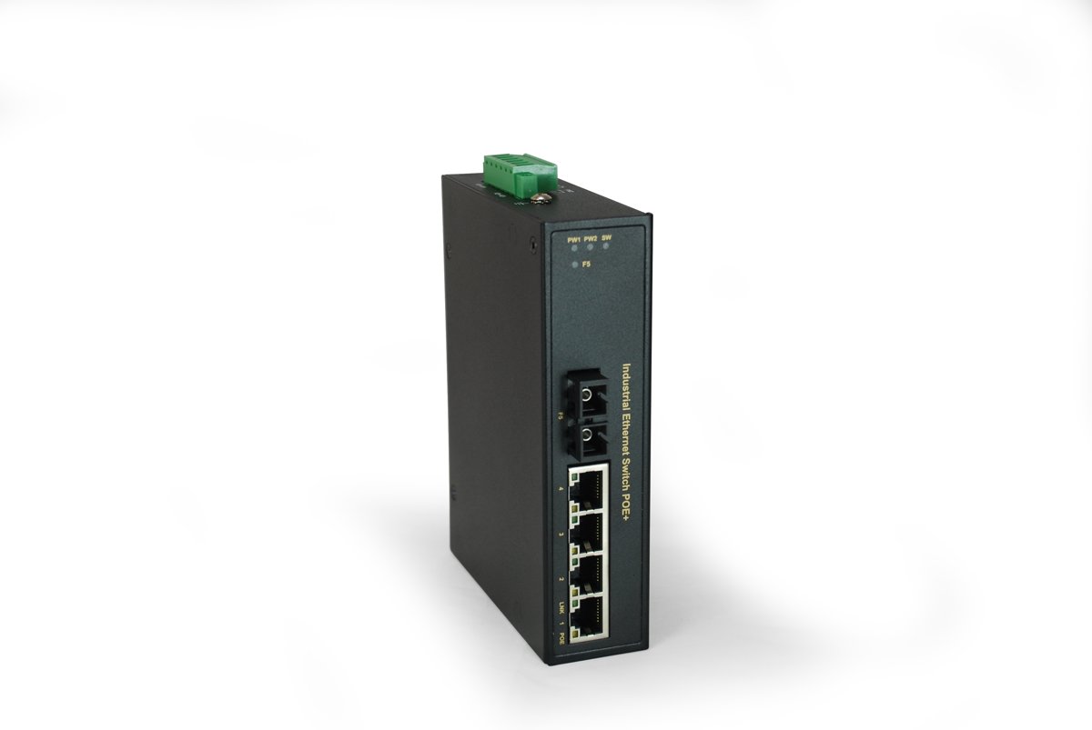 LevelOne IFP-0503 Onbeheerde netwerkswitch Fast Ethernet (10/100) Power over Ethernet (PoE) Zwart