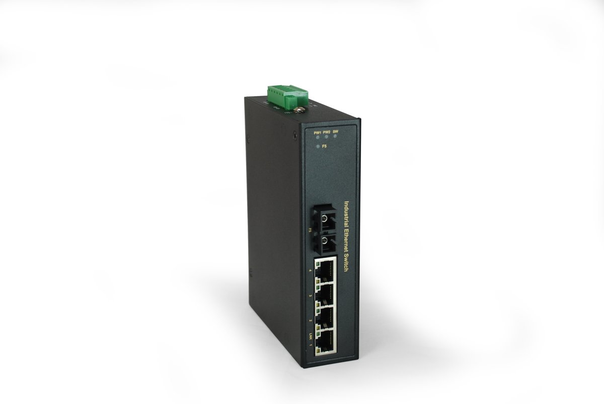 LevelOne IFS-0502 Unmanaged Fast Ethernet (10/100) Zwart