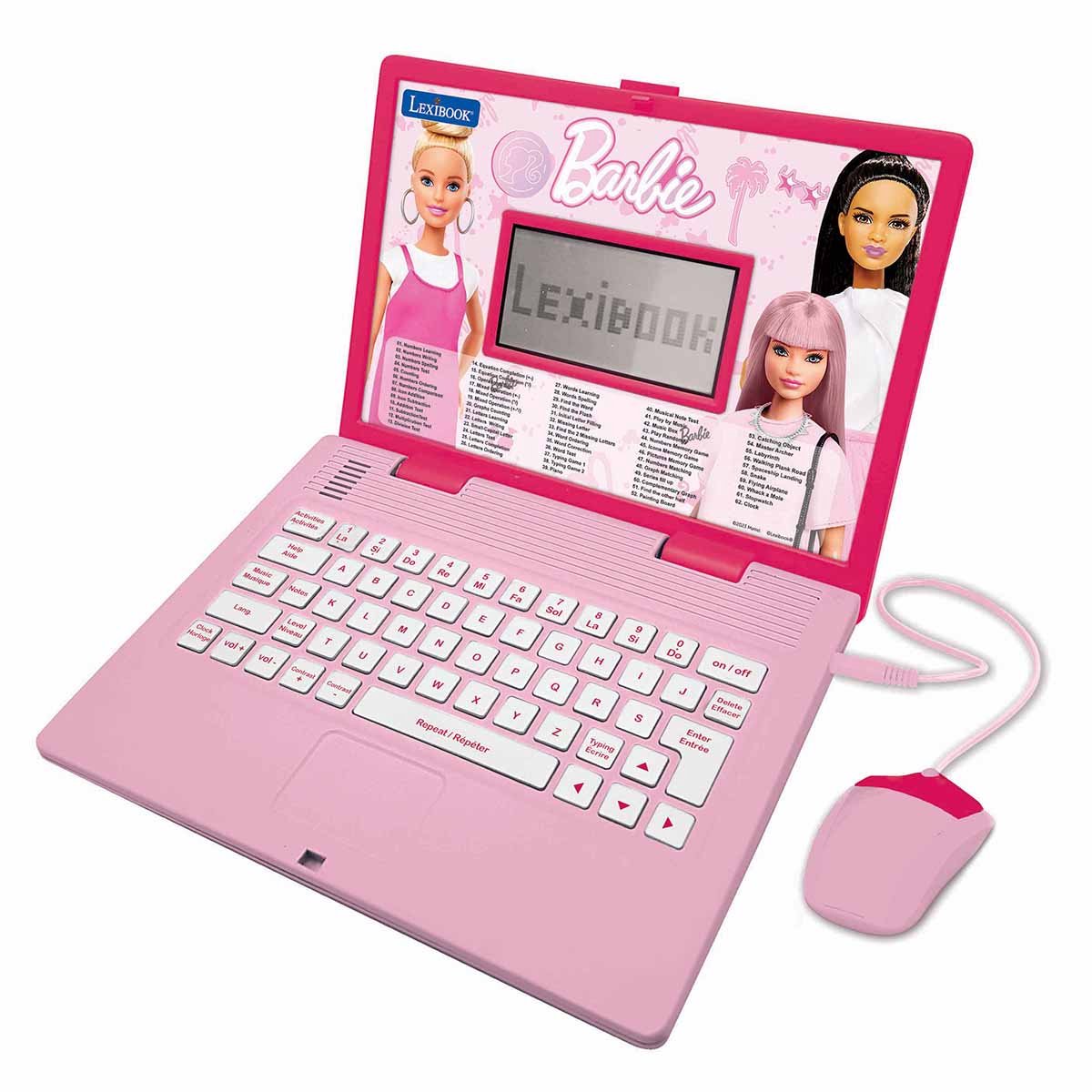 Barbie tweetalige educatieve computer - 124 activiteiten in het Engels / Frans