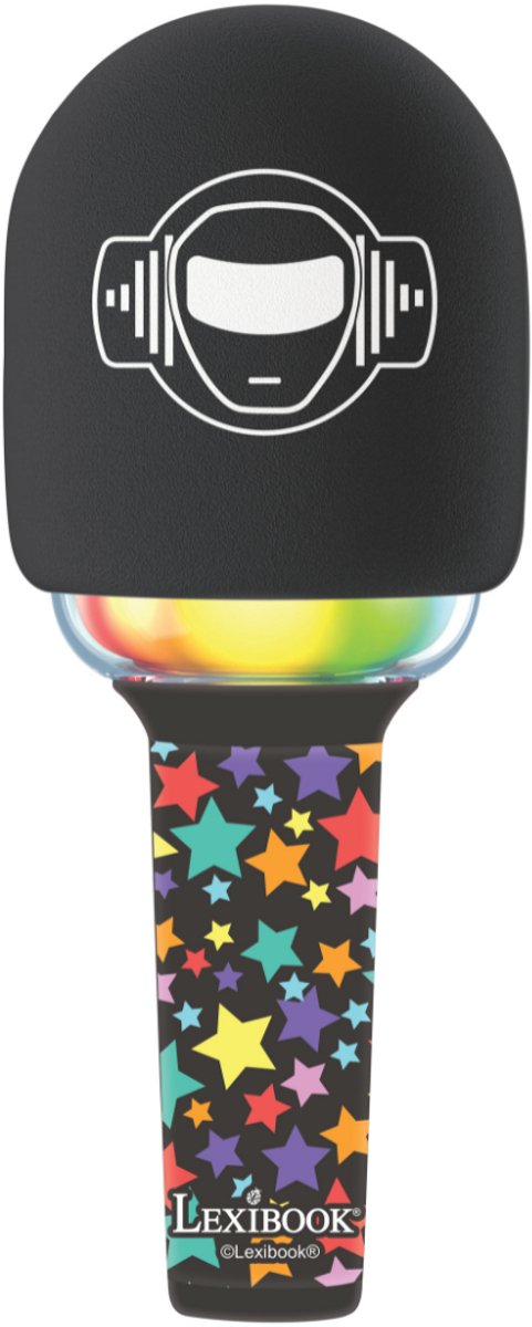 Bluetooth/draadloze karaokemicrofoon met geluids- en lichteffecten