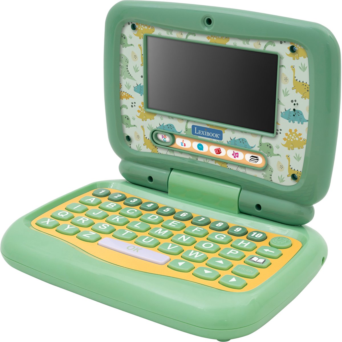 Mijn eerste educatieve laptop met dinosaurussen (EN/FR)