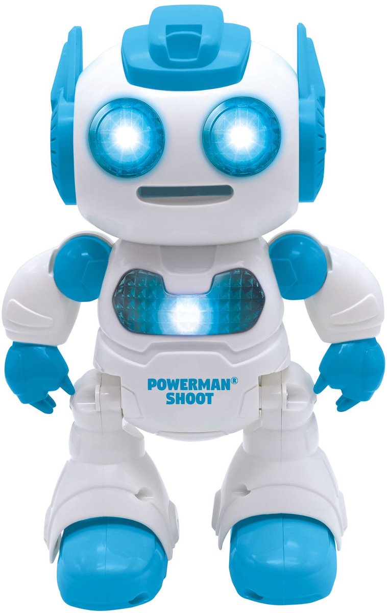 Powerman® Shoot STEM robot, dans, muziek, demo incl. afstandsbediening & schuimrubberen schijven
