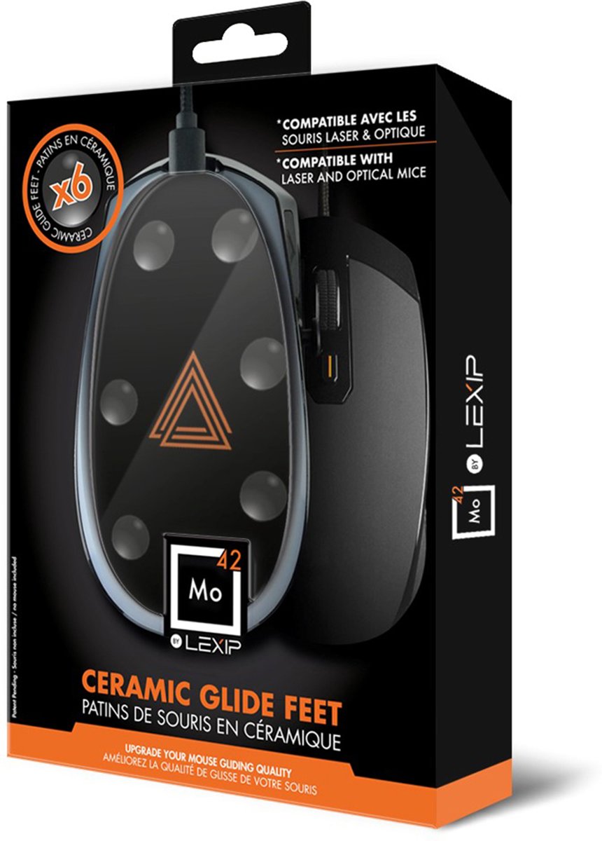 Lexip Mo42 Ceramic Glide Feet for Mouse (Set of 6)