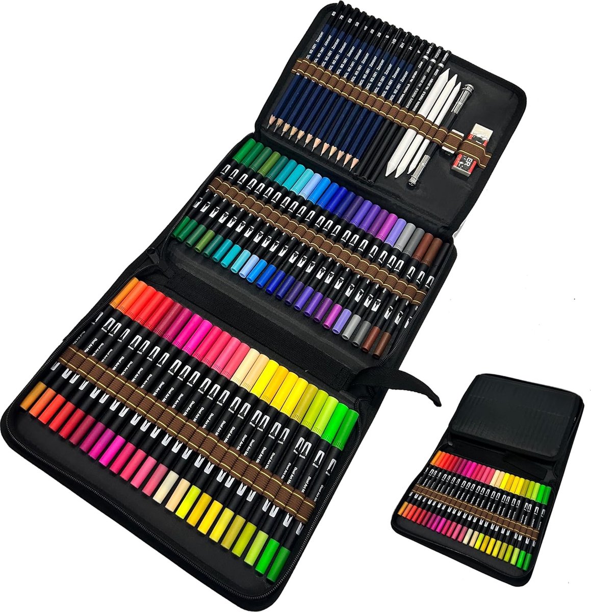 Lexium Tekendoos - Tekenset - Tekenkist - Tekenkoffer - Tekenset Compleet voor Kinderen en Volwassenen