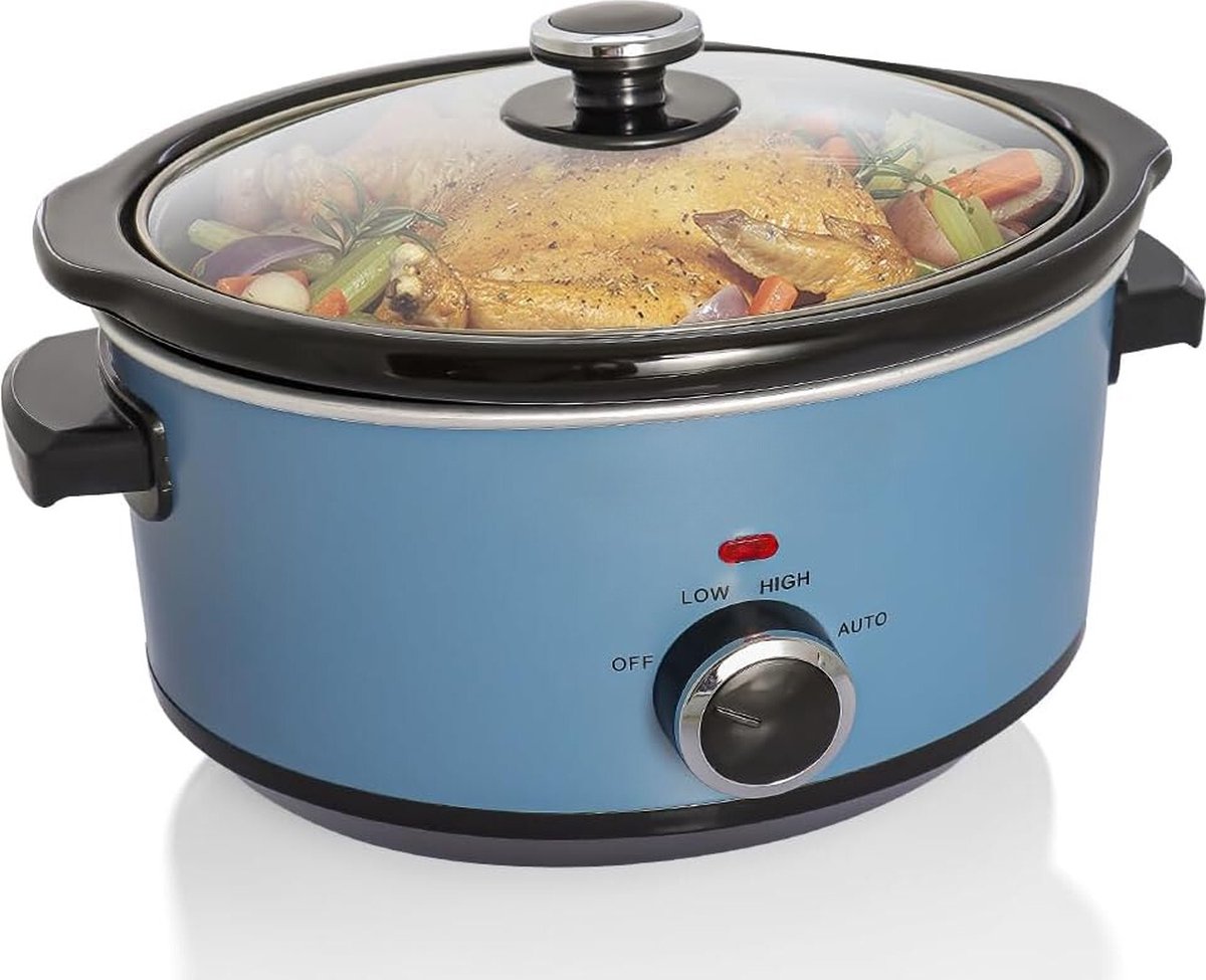   Slowcooker met Timer - Timerfunctie - Multicooker - Slowcooker Elektrisch