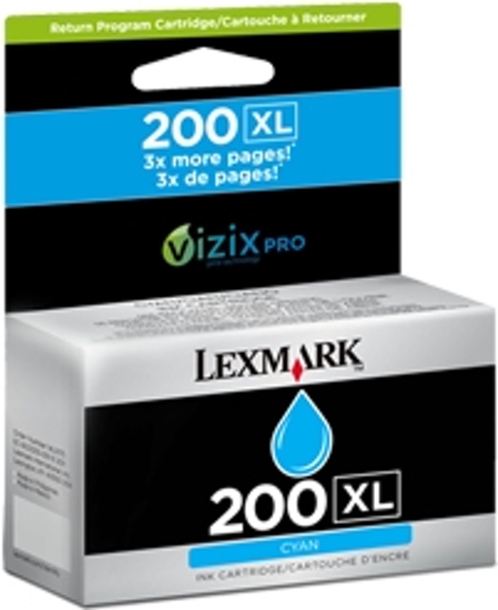 LEXMARK 210XL inktcartridge cyaan high capacity 1.600 paginas 1-pack 210XL Returnprogram