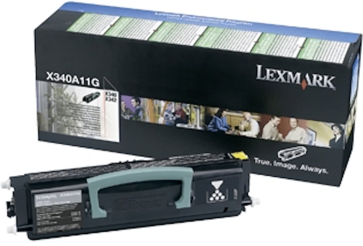 LEXMARK X340, X342n tonercartridge zwart standard capacity 2.500 pagina s 1-pack return program