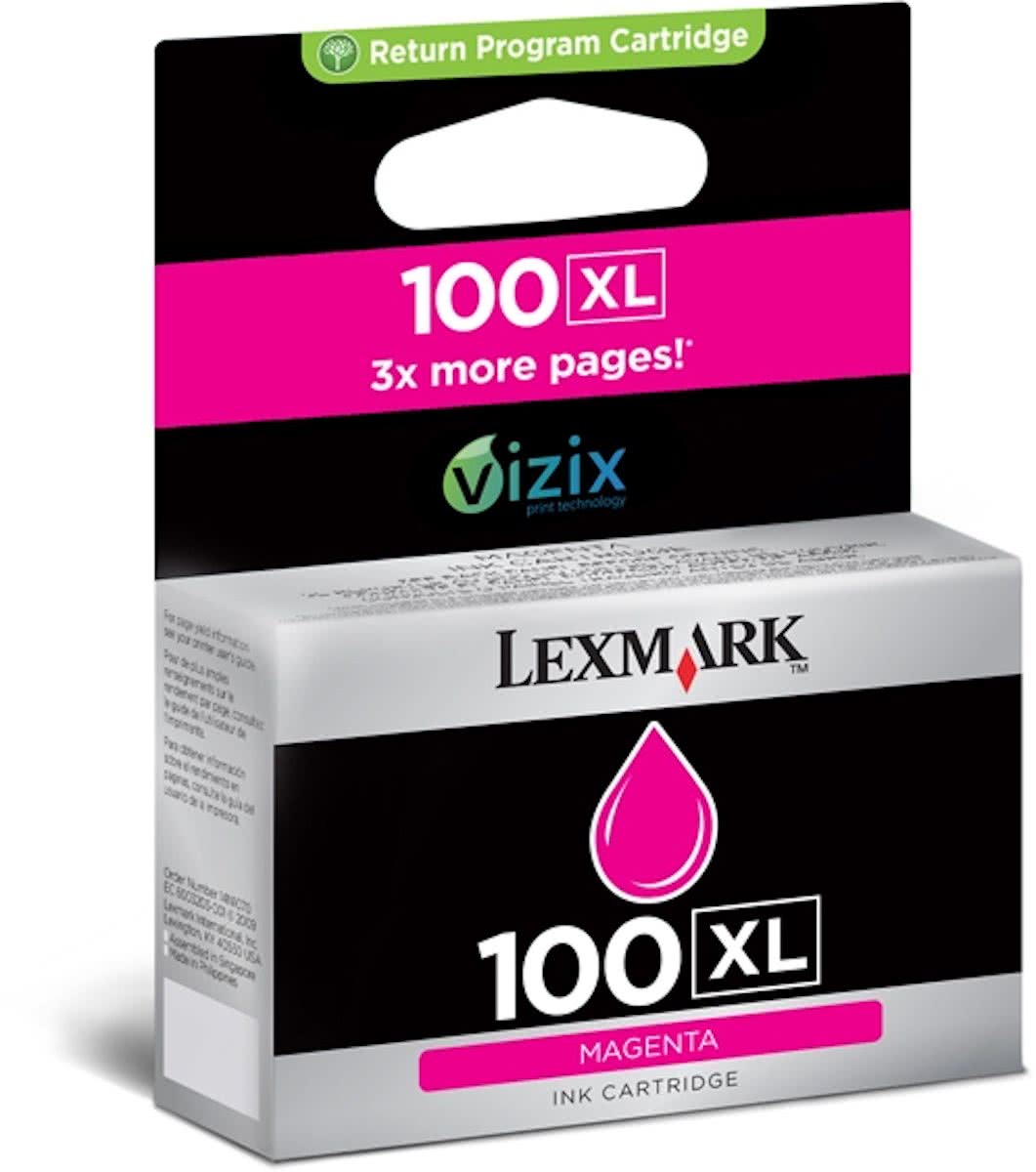 Lexmark 100 - Inktcartridge / Magenta