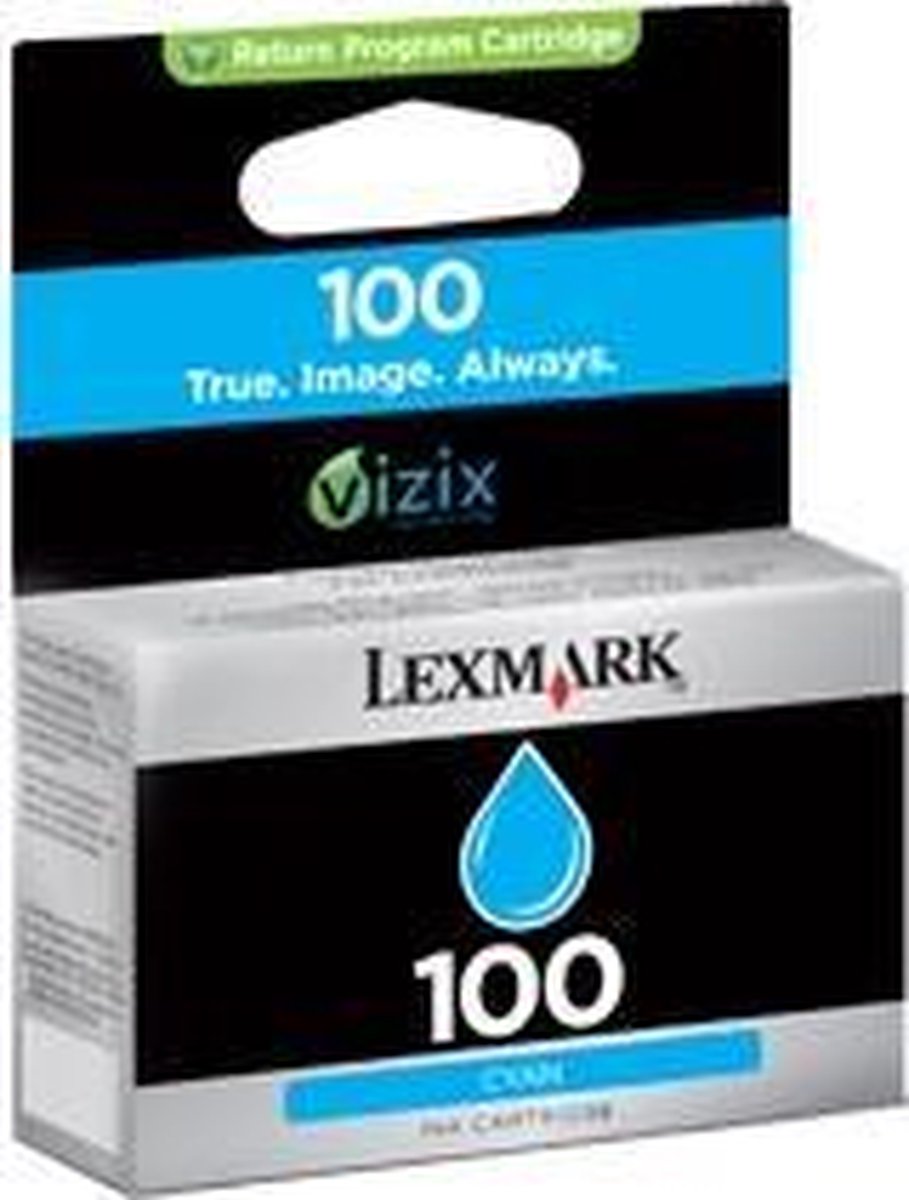 Lexmark 100 inktcartridge Original Cyaan 1 stuk(s)