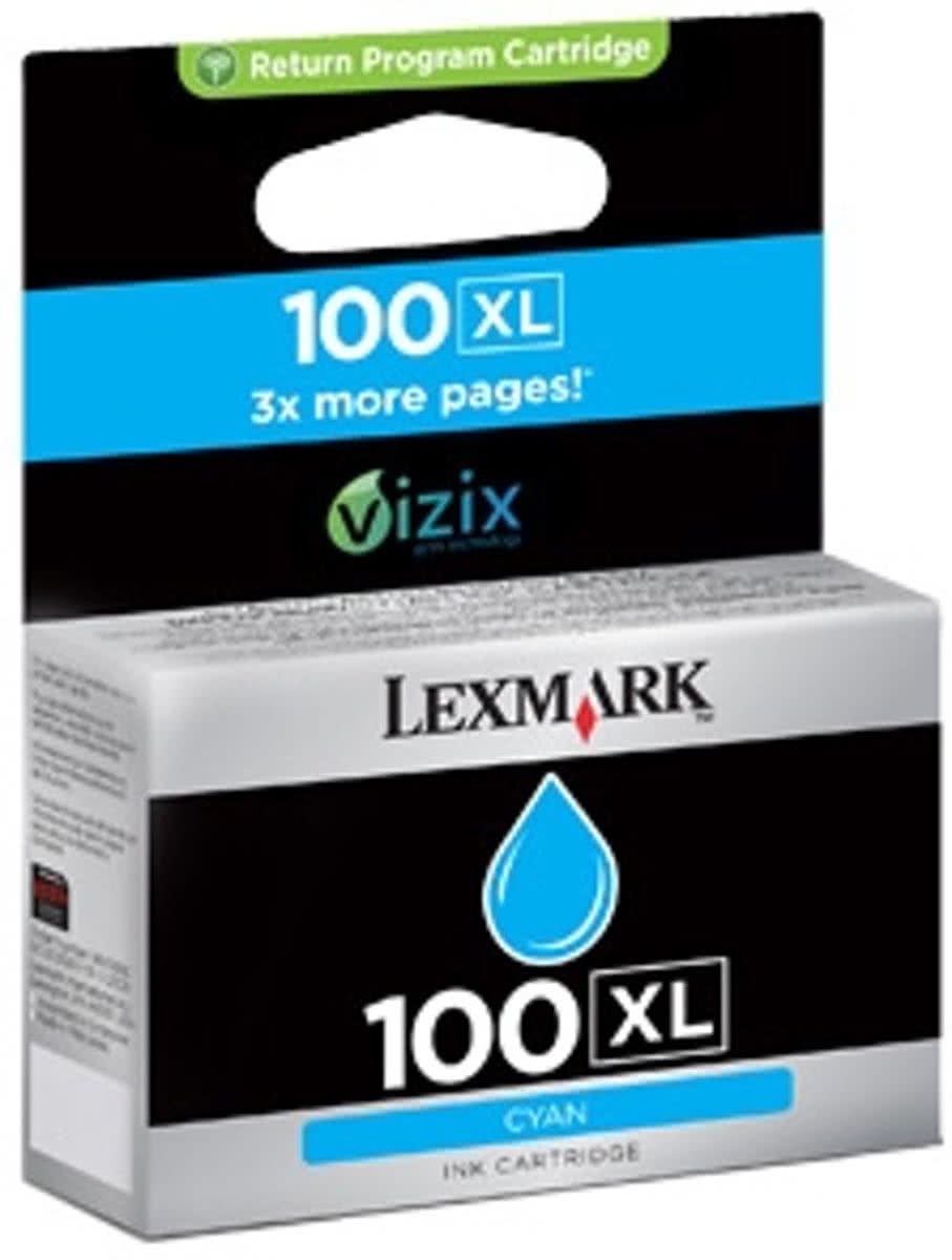 Lexmark 100XL - Inktcartridge / Cyaan